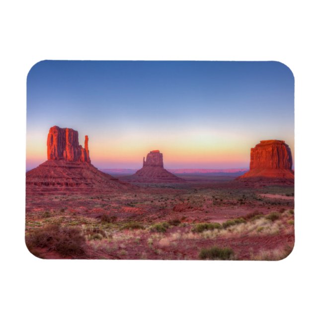 Magnet Flexible Coucher de soleil sur Monument Valley Arizona (Horizontal)