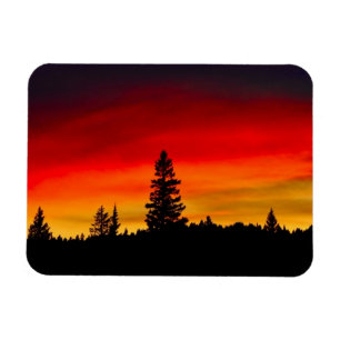 Magnet Flexible Coucher du soleil de Yellowstone