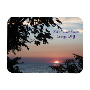 Magnet Flexible Coucher du soleil sur le lac Ontario