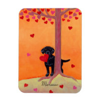 Couleur d'automne personnalisée Noir Labrador