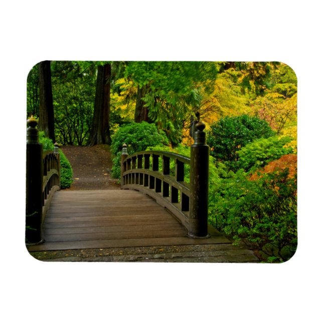 Magnet Flexible Couleur d'automne, Portland Jardin japonais (Horizontal)