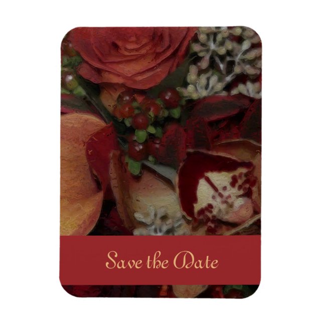 Magnet Flexible Couleurs chaudes d'automne   (Vertical)