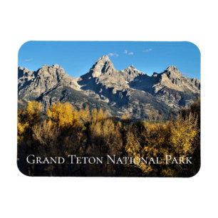 Magnet Flexible Couleurs d'automne Grand Teton National Park Wyomi