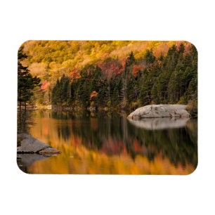 Magnet Flexible Couleurs d'automne reflétées sur l'étang de castor