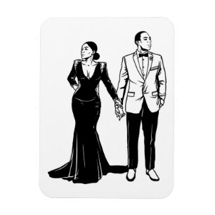 Magnet Flexible Couple Amour Épouse Épouse Épouse Petite amie Peti
