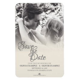 Magnet Flexible Couple mariage en monochrome