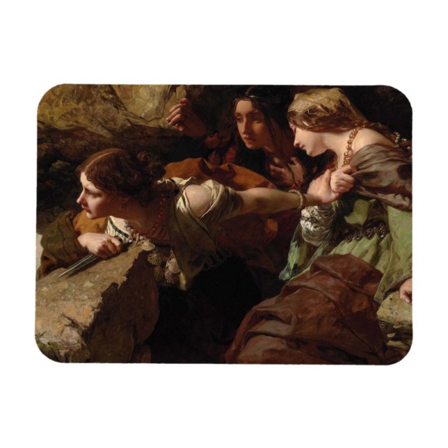 Magnet Flexible Courage, anxiété et désespoir, regarder la bataill (Horizontal)