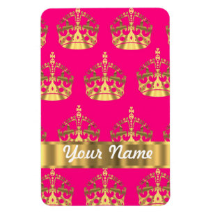 Magnet Flexible Couronnes d'or sur des roses indien