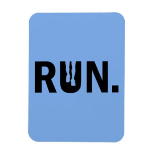 Magnet Flexible Course de silhouette pour le marathon de coureur