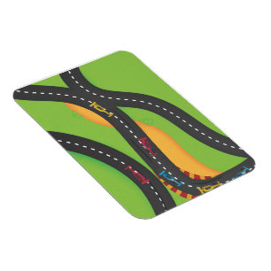 Magnet Flexible course de voitures de course grand prix voitures t
