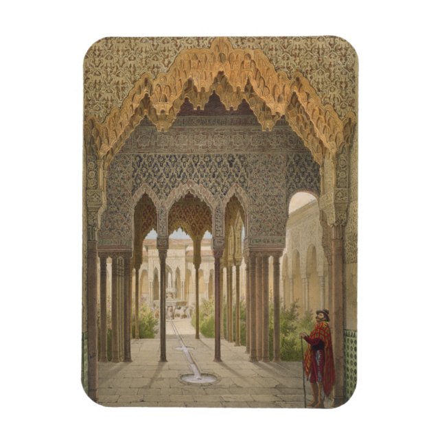 Magnet Flexible Court of the Lions, the Alhambra, Grenade, 185 (Vertical)