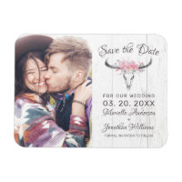 Crâne de vache rustique flou d'aquarelle photo