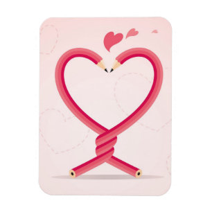 Magnet Flexible Crayons dans l'amour