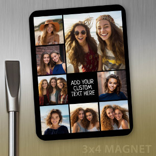 Magnet Flexible Create a Custom Photo Collage with 8 Photos