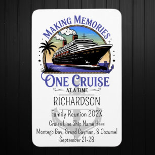 Magnet Flexible Créer des souvenirs une croisière à la fois Porte 