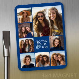 Magnet Flexible Créer un collage de photos personnalisé avec 8 pho