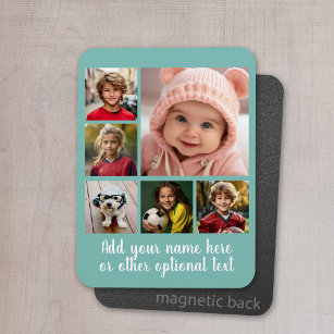 Magnet Flexible Créer un collage photo personnalisé avec 6 photos