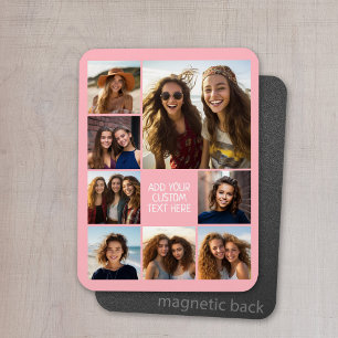 Magnet Flexible Créer un collage photo personnalisé avec 8 photo
