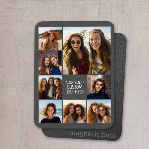 Magnet Flexible Créer un collage photo personnalisé avec 8 photos