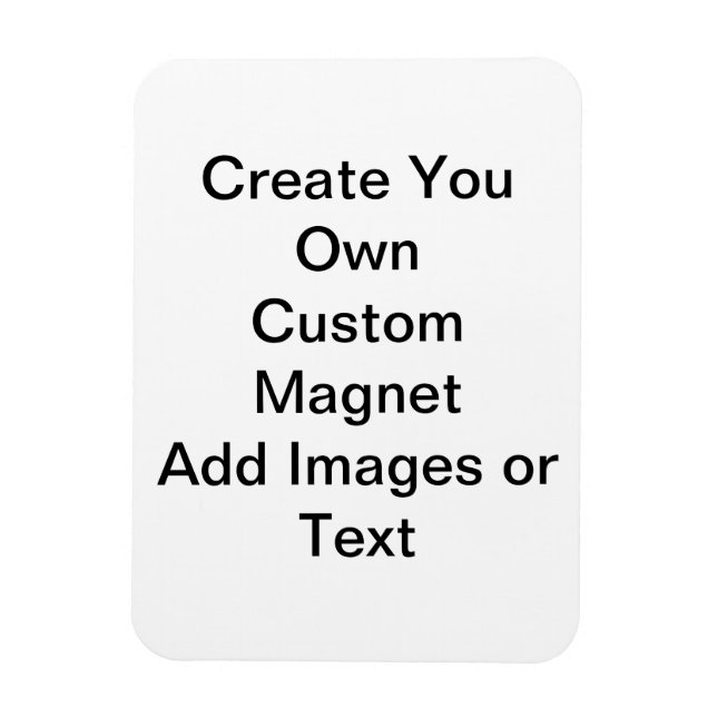 Magnet Flexible Créez votre propre aimant Flex (Vertical)