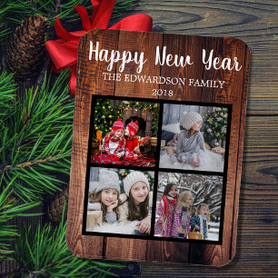 Magnet Flexible Créez votre propre collage photo du Joyeux Nouvel
