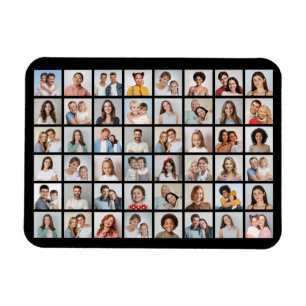 Magnet Flexible Créez votre propre collage photo flexible de 48 