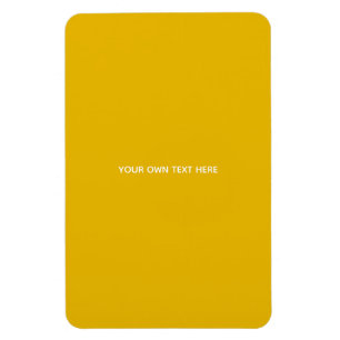 Magnet Flexible Créez Votre Propre Conception Personnalisée Jaune