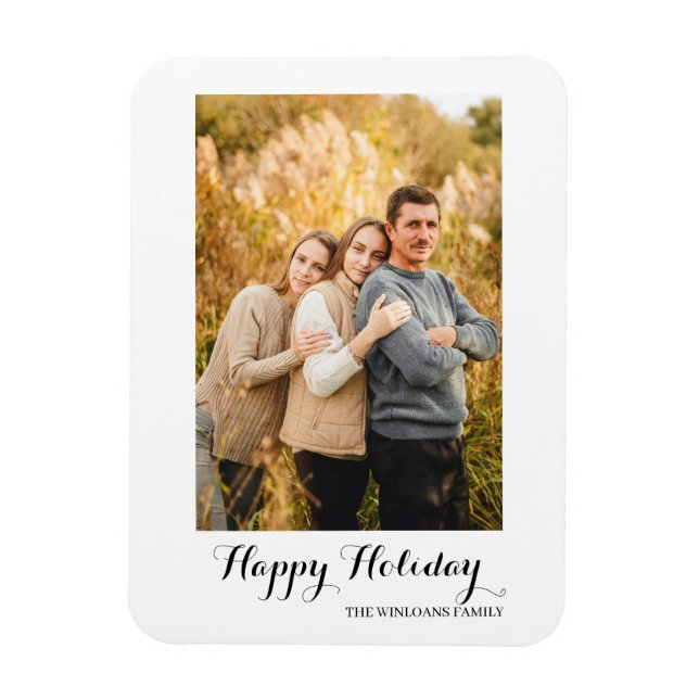 Magnet Flexible Créez votre propre photo de famille de vacances he (Vertical)