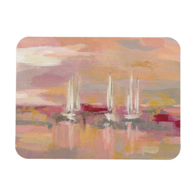 Magnet Flexible Crimson Waves (Horizontal)