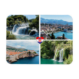 Magnet Flexible Croatie Beaux Sites Remarquables - Europe