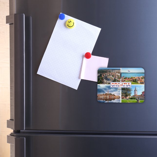 Magnet Flexible Croatie | Hrvatska | Mer Adriatique | Istrie (Créateur téléchargé)