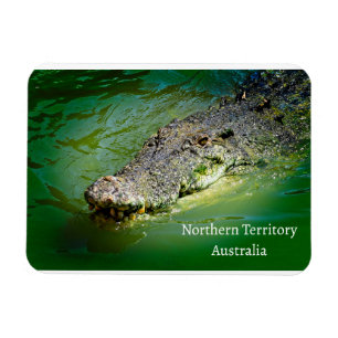 Magnet Flexible Crocodile d'eau salée du Territoire du Nord