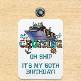Magnet Flexible Croisière d'anniversaire Personnalisé Oh Ship