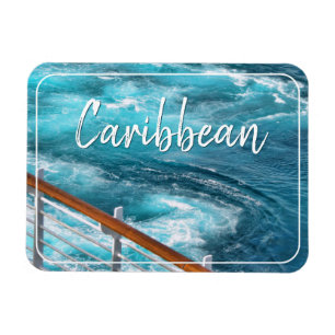 Magnet Flexible Croisière des Caraïbes - Turquoise Wake Photogra