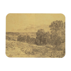 Magnet Flexible Croquis de John Constable pour l'entrée de