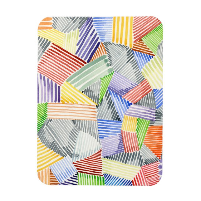 Magnet Flexible Crosshatch Quilt I (Vertical)