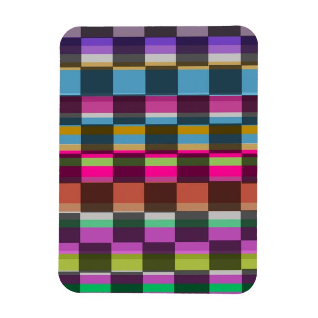 Magnet Flexible Cubes colorés (Vertical)