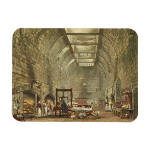 Magnet Flexible Cuisine antique, château de Windsor, gravé par