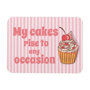 Magnet Flexible Cupcake rose mignonne monte à l'occasion
