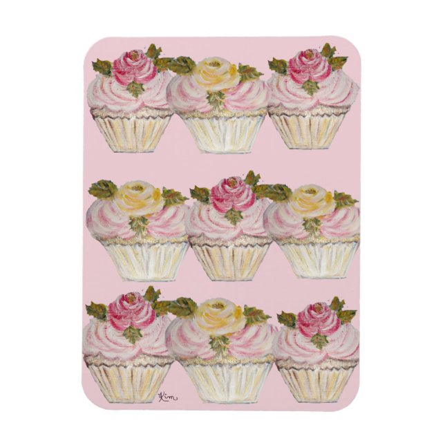 Magnet Flexible ~ Cupcakes ~ (Vertical)