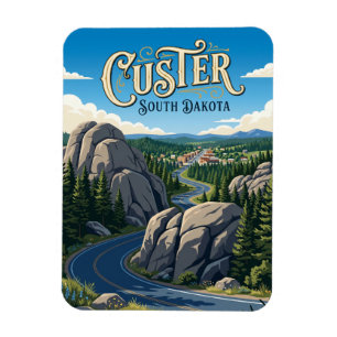 Magnet Flexible Custer, Dakota du Sud