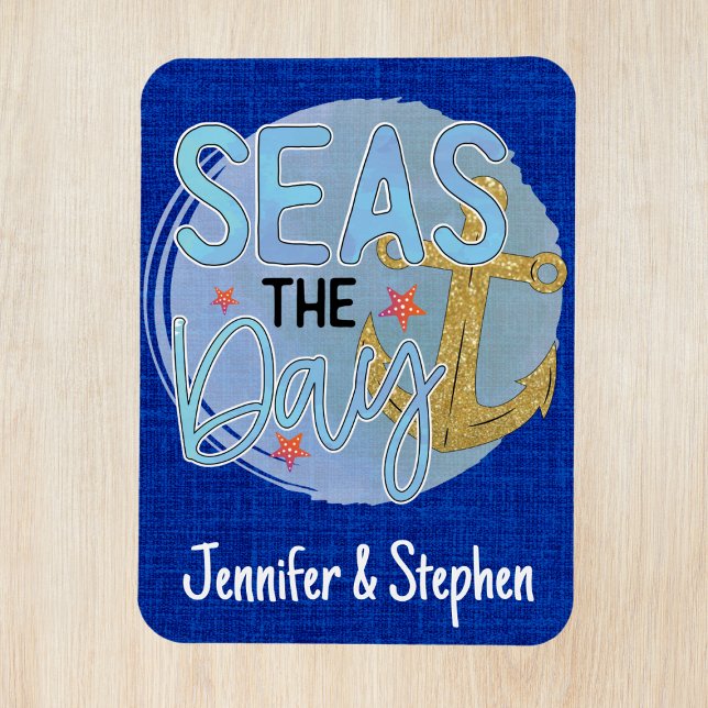 Magnet Flexible Customisé Blue Seas la porte de croisière de jour (Créateur téléchargé)