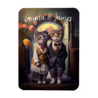 Cute Cat Couple Mariage - Personnalisable