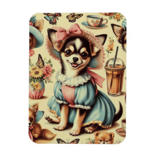 Magnet Flexible Cute Chihuahua Peinture Chiot