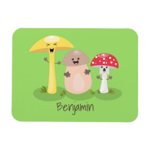 Magnet Flexible Cute kawaii champignon champignon toadstool