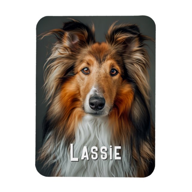 Magnet Flexible Cute Moderne Réfrigérateur Chien Animaux de Compag (Vertical)