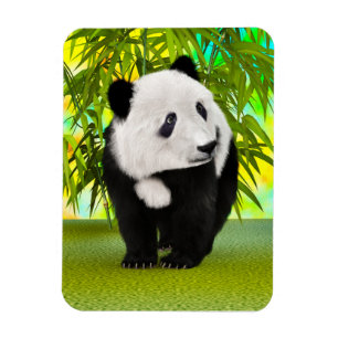 Magnet Flexible Cute Panda Bear Kawaii Amoureux des animaux Cadeau