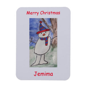 Magnet Flexible Cute Snowman flexible