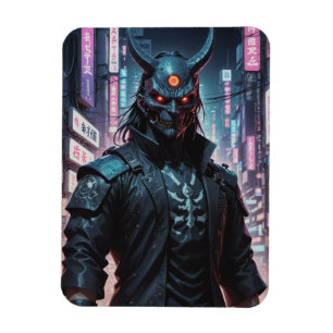 Magnet Flexible Cyberpunk Demon Samurai