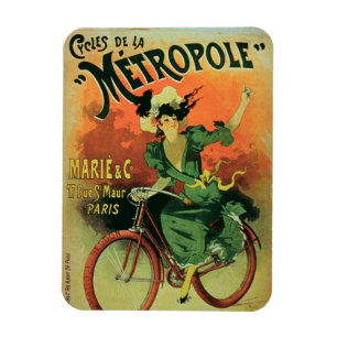 Magnet Flexible "Cycles de La Metropole", Marie et Cie. (lithium